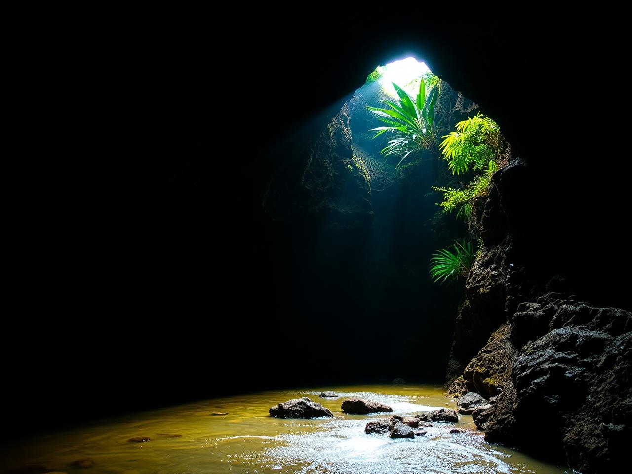 Sendero de selva junto a un río en Puerto Vallarta